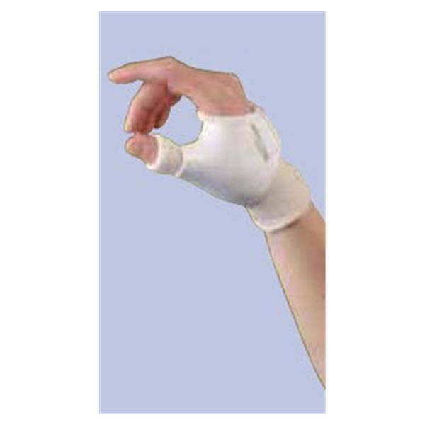 Brace Orthosis Specialist Adult Thumb Thermoplastic White Size Medium Left Ea